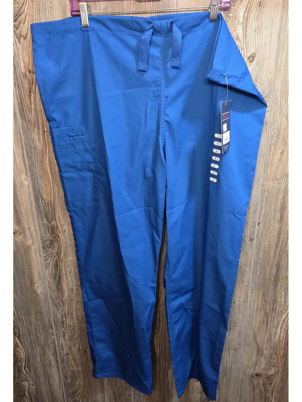 Cherokee 4100 ROYW Workwear Unisex Royal Blue Size Lrg Scrub Pants  {NEW TAGS}